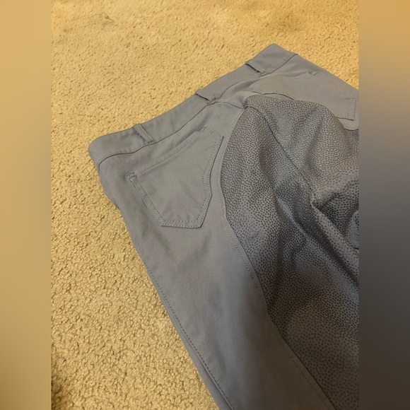 HONEY FULL GRIP GREY I RIDING BREECHES LAGUSO SIZE XS - Picture 13 of 16